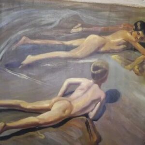 Pintura Moderna Al Estilo De Sorolla 92 Cm X 62 Cm