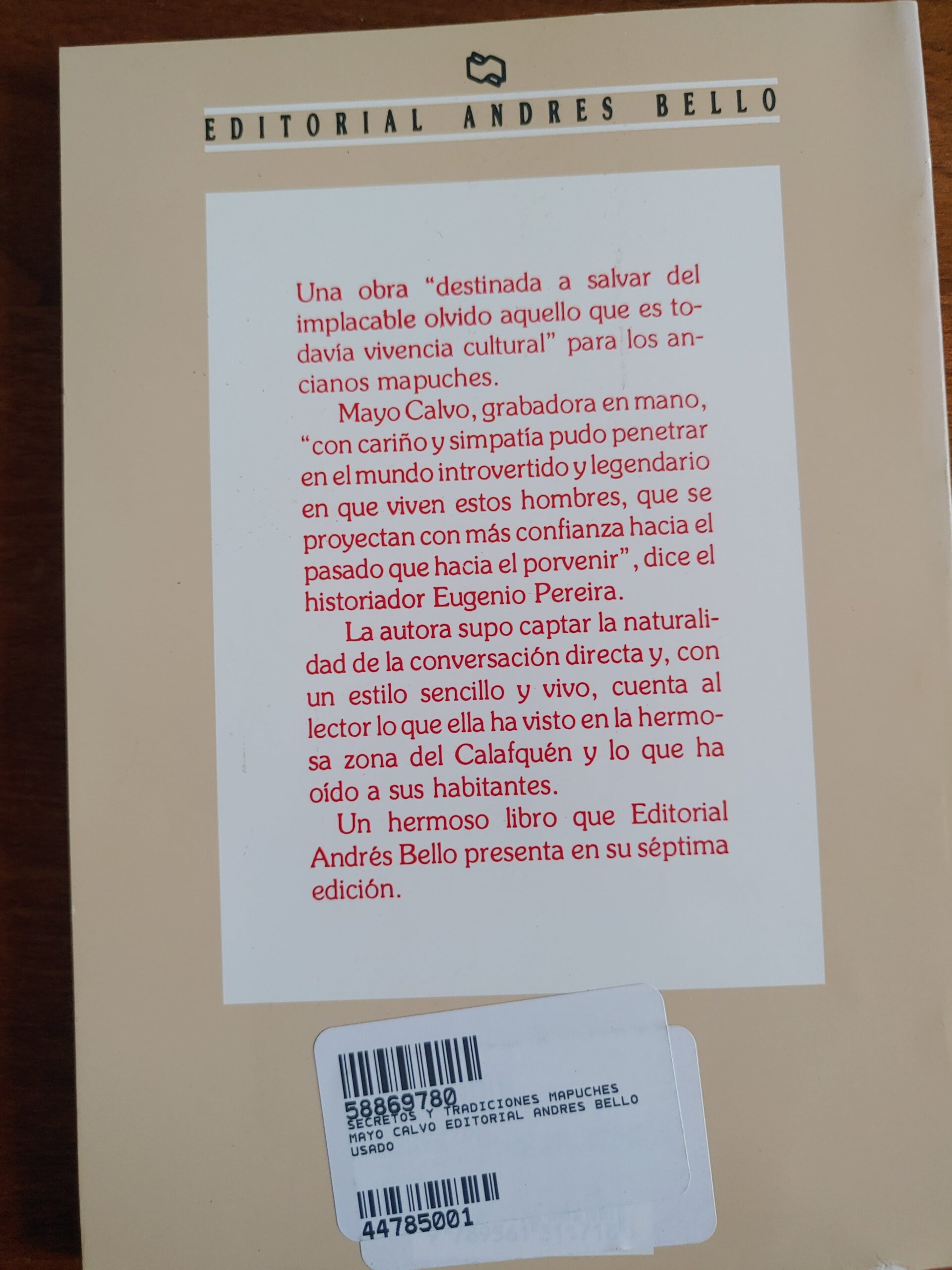 SECRETOS Y TRADICIONES MAPUCHES de Mayo Calvo - Imagen 3