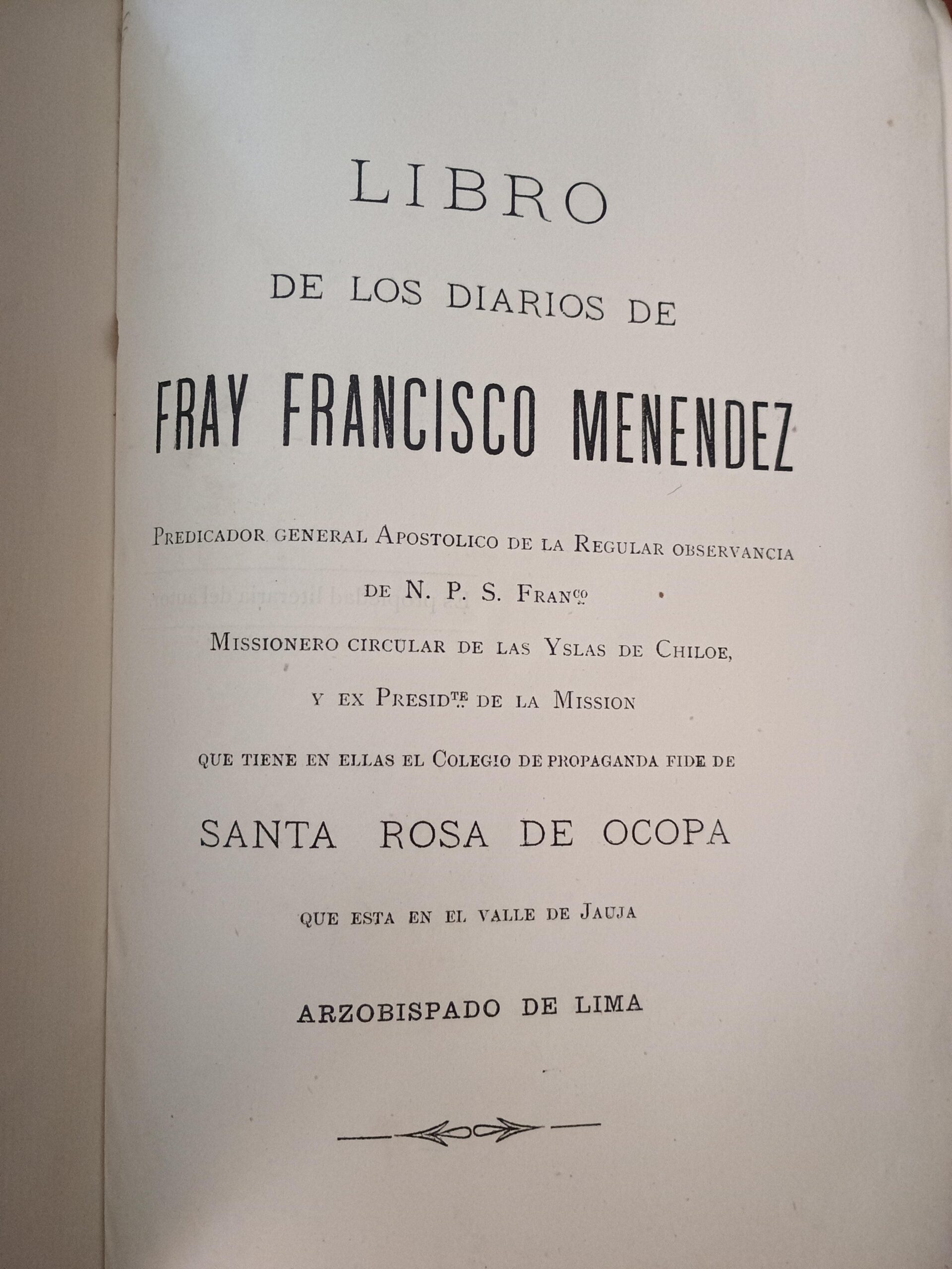 DIARIOS DE FRAY FRANCISCO MENENDEZ, TOMO I Y II de Fray Francisco Menéndez - Imagen 4