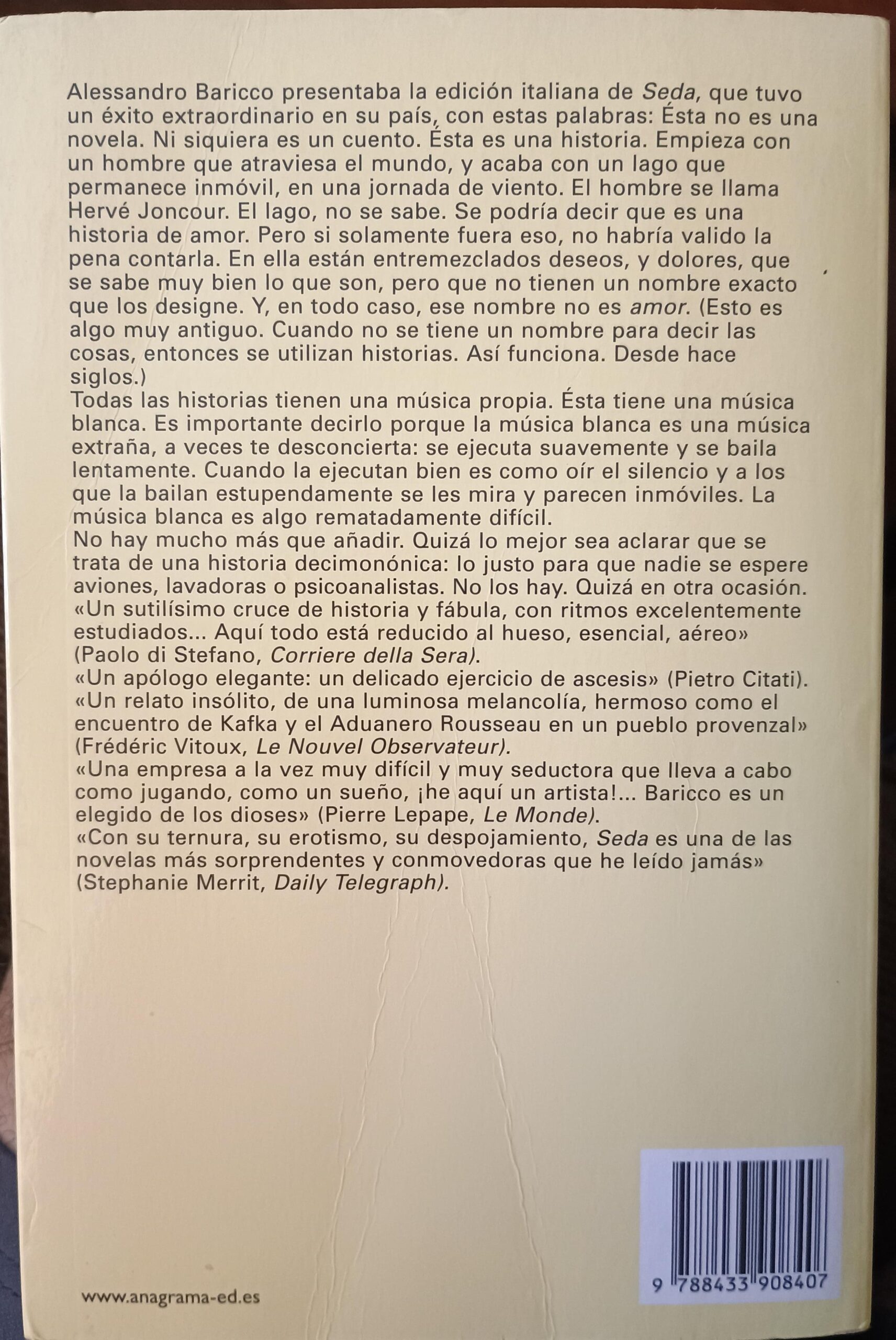 SEDA de Alessandro Baricco - Imagen 5