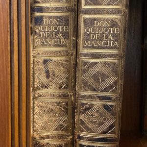 DON QUIJOTE DE LA MANCHA, TOMO I Y II de Miguel S. Oliver Edición de Lujo 1954