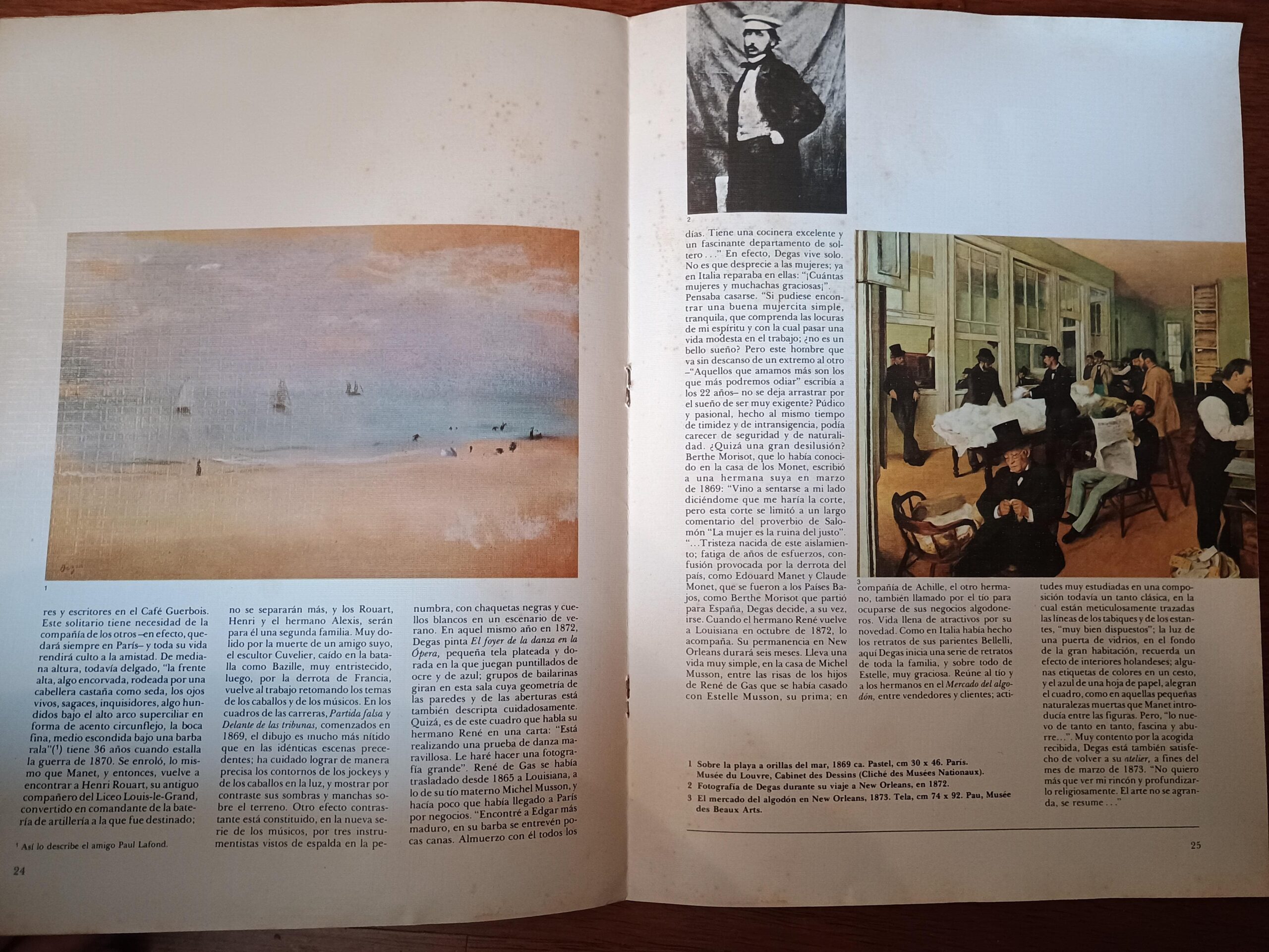 LOS IMPRESIONISTAS GAUGUIN Y DEGAS por Editorial Viscontea 1976 - Imagen 5