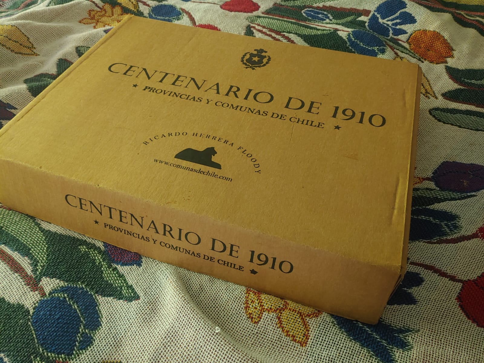 CENTENARIO DE 1910. PROVINCIAS Y COMUNAS DE CHILE de Ricardo Herrera Floody