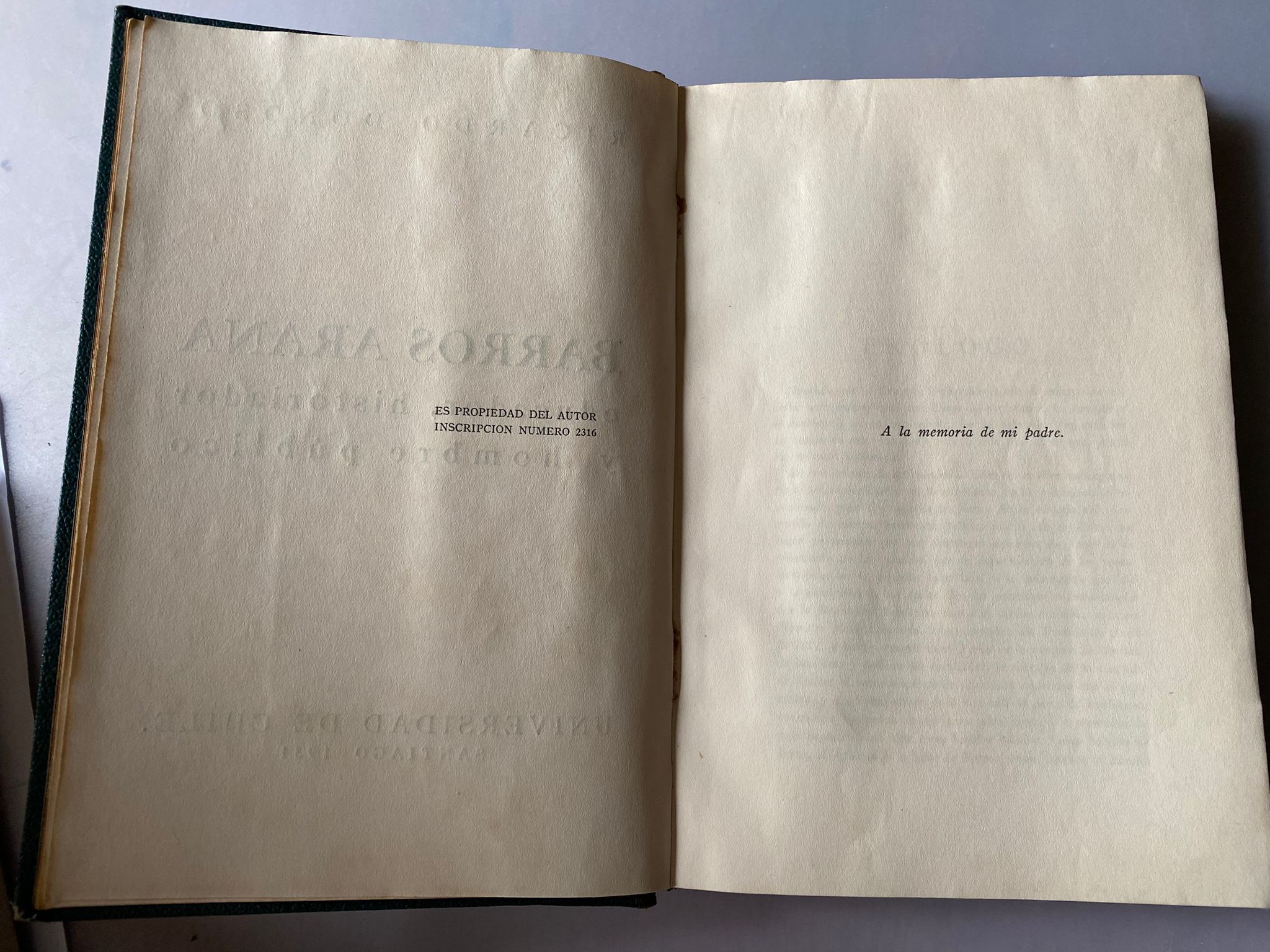 "BARROS ARANA - Educador, Historiador y Hombre Público" por Ricardo Donoso 1931 - Imagen 2