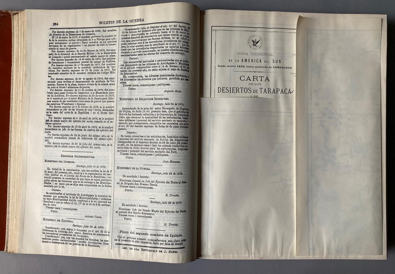 BOLETIN DE LA GUERRA DEL PACIFICO 1879 - 1881 (Ejemplar 01253/2000) - Imagen 12
