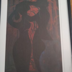 Quinchamalí, grabado original del pintor chileno Nemesio Antúnez (1918 –1993).