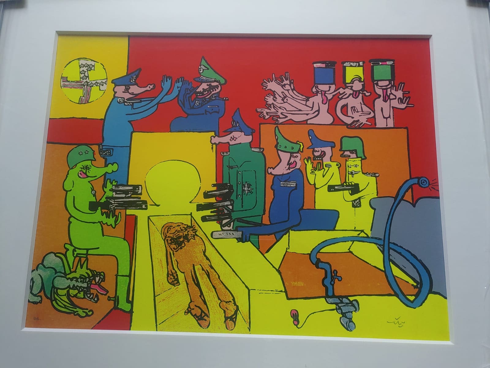 “MORIRE PER AMORE” grabado de Roberto Matta - Imagen 2