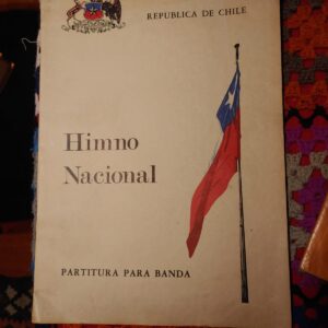 Partitura para banda del Himno Nacional de Chile