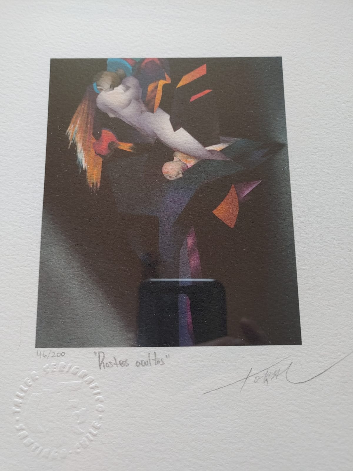 Rostros Ocultos grabado de Mario Toral - Imagen 2