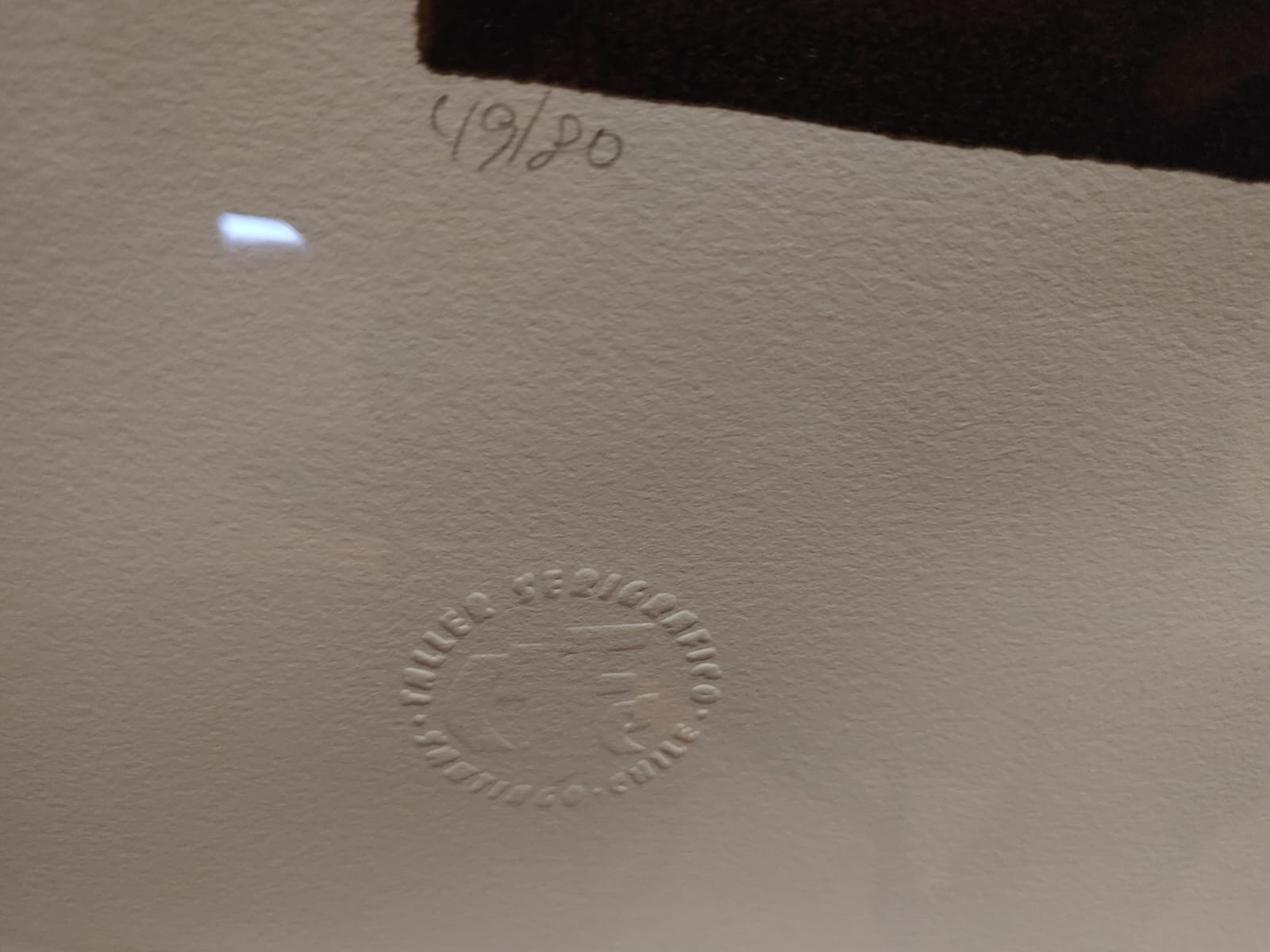 “PRISIONERA DE PIEDRA” SERIGRAFÍA A COLOR DE MARIO TORAL - Imagen 4