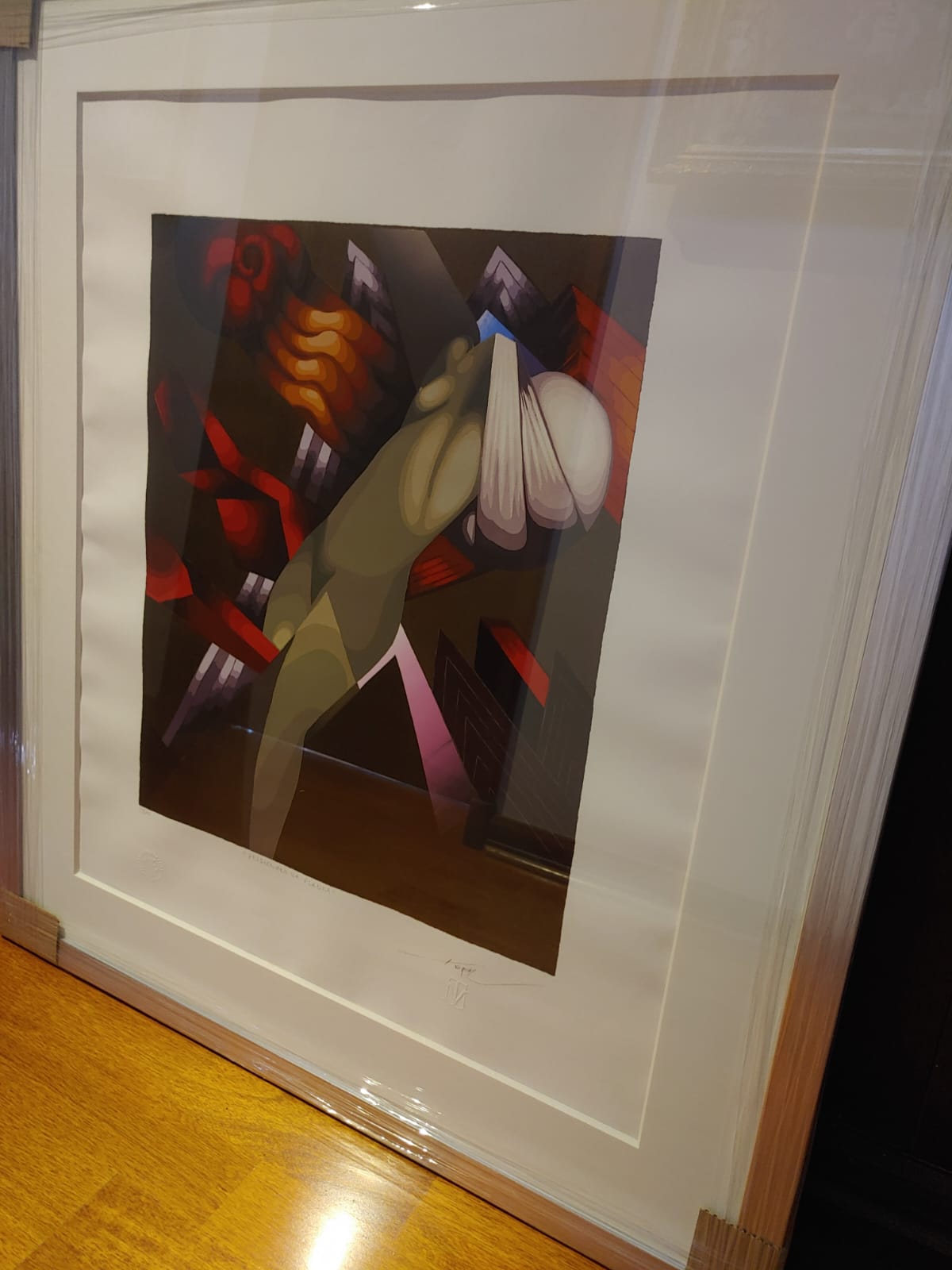 “PRISIONERA DE PIEDRA” SERIGRAFÍA A COLOR DE MARIO TORAL