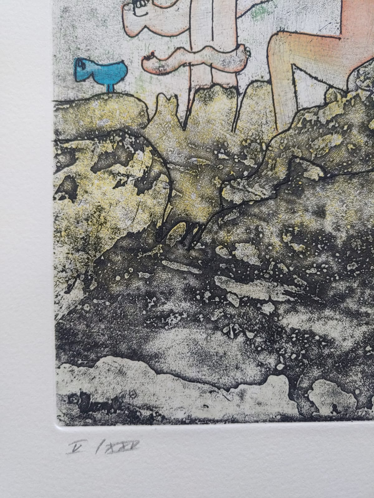 “VIVANTE MORTALITÉ” PLANCHA 3 GRABADO DE ROBERTO MATTA - Imagen 3