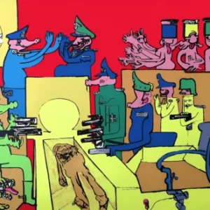 “MORIRE PER AMORE” grabado de Roberto Matta