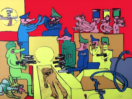 “MORIRE PER AMORE” grabado de Roberto Matta