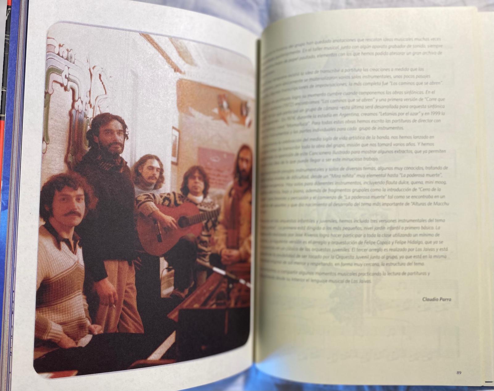 LOS JAIVAS Cancionero Ilustrado de René Olivares y Los Jaivas - Imagen 10
