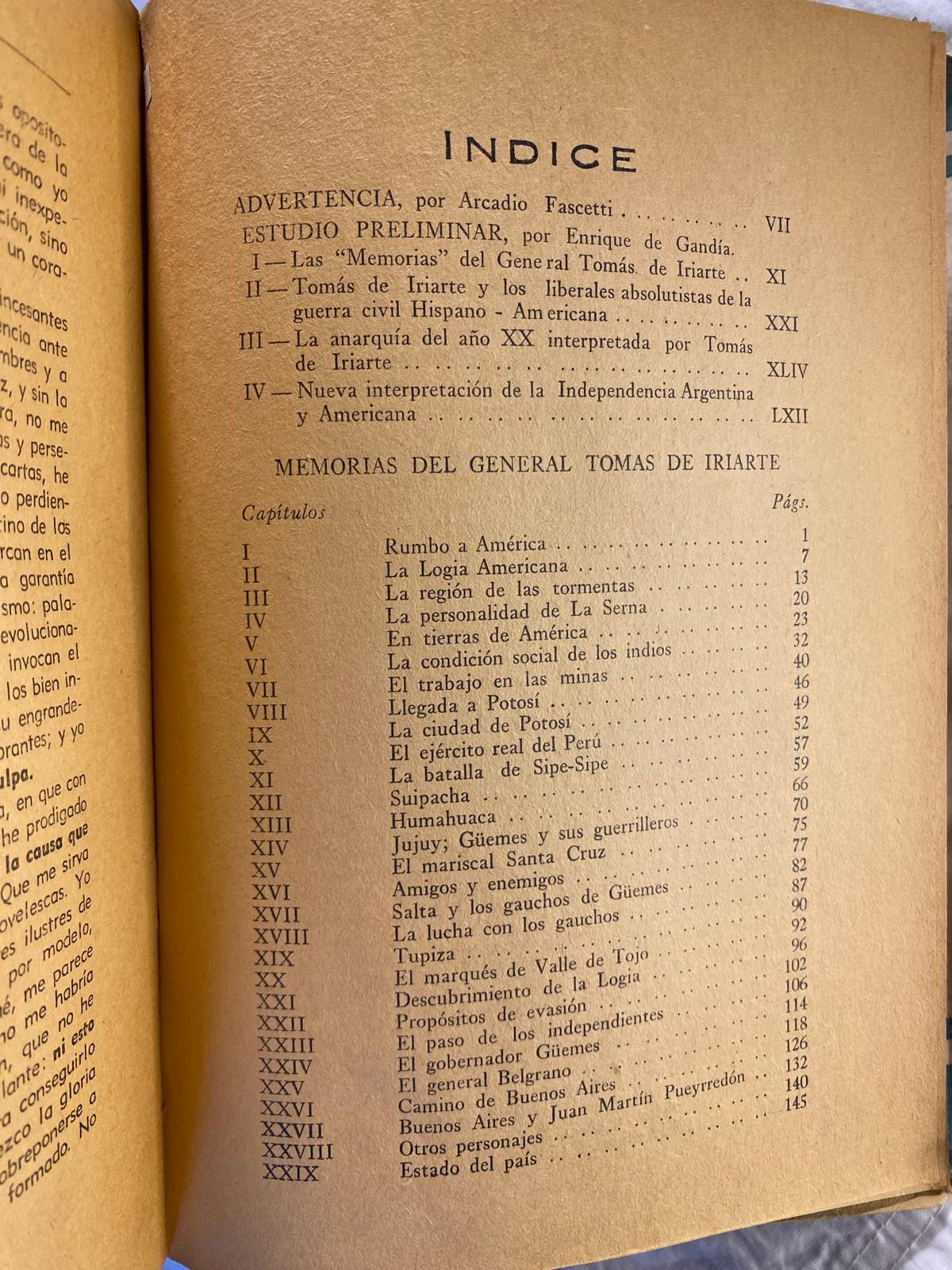 MEMORIAS LA INDEPENDENCIA Y LA ANARQUÍA de Tomás De Iriarte - Imagen 6