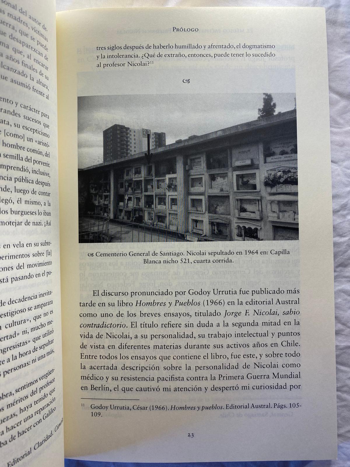 EL MEDICO PACIFISTA GEORG FRIEDRICH NICOLAI. SU VIDA EN ALEMANIA Y SU EXILIO EN ARGENTINA Y CHILE de HERNAN CONCHA QUEZADA - Imagen 4