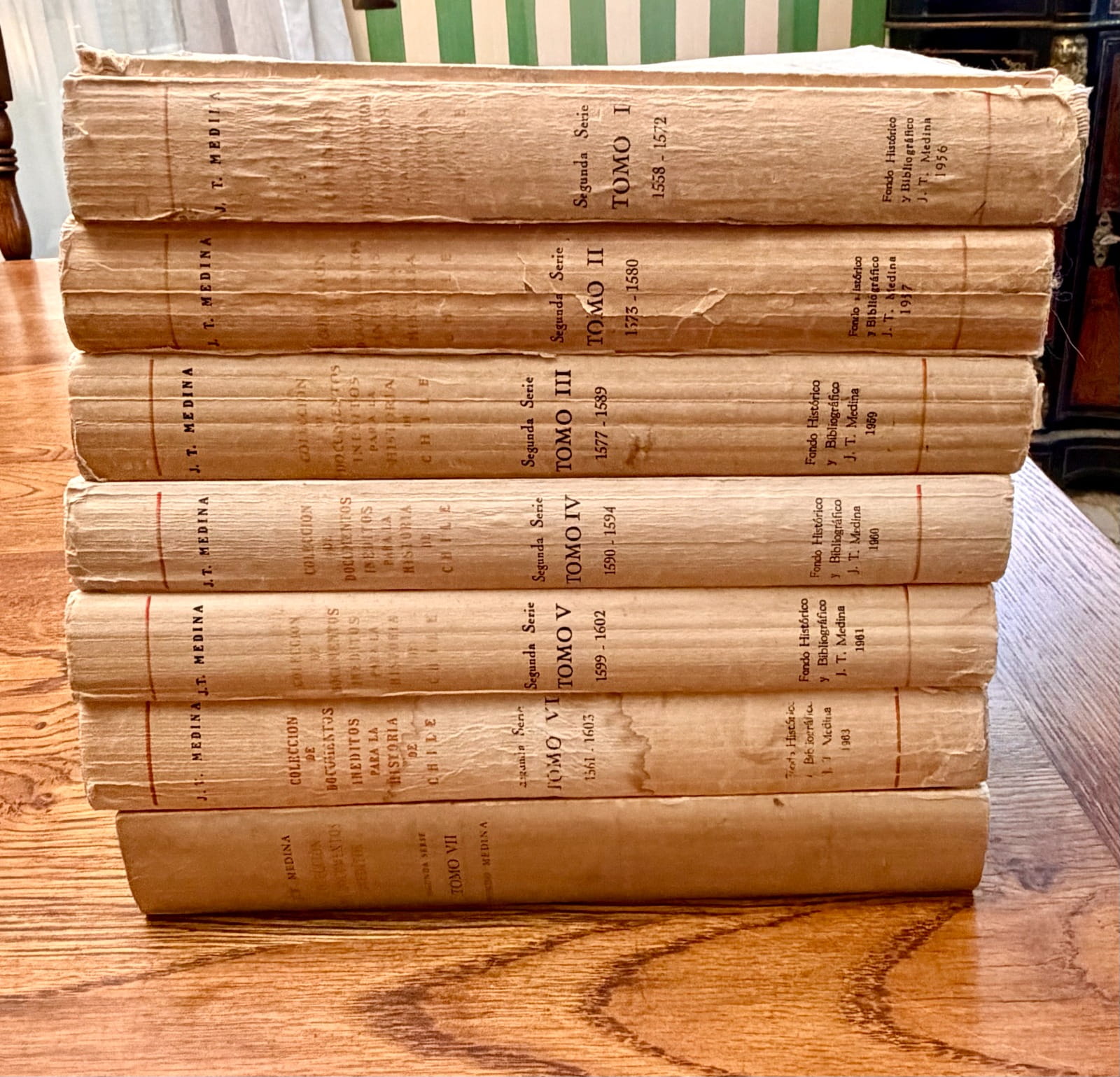 COLECCIÓN DE DOCUMENTOS INÉDITOS PARA LA HISTORIA DE CHILE de José