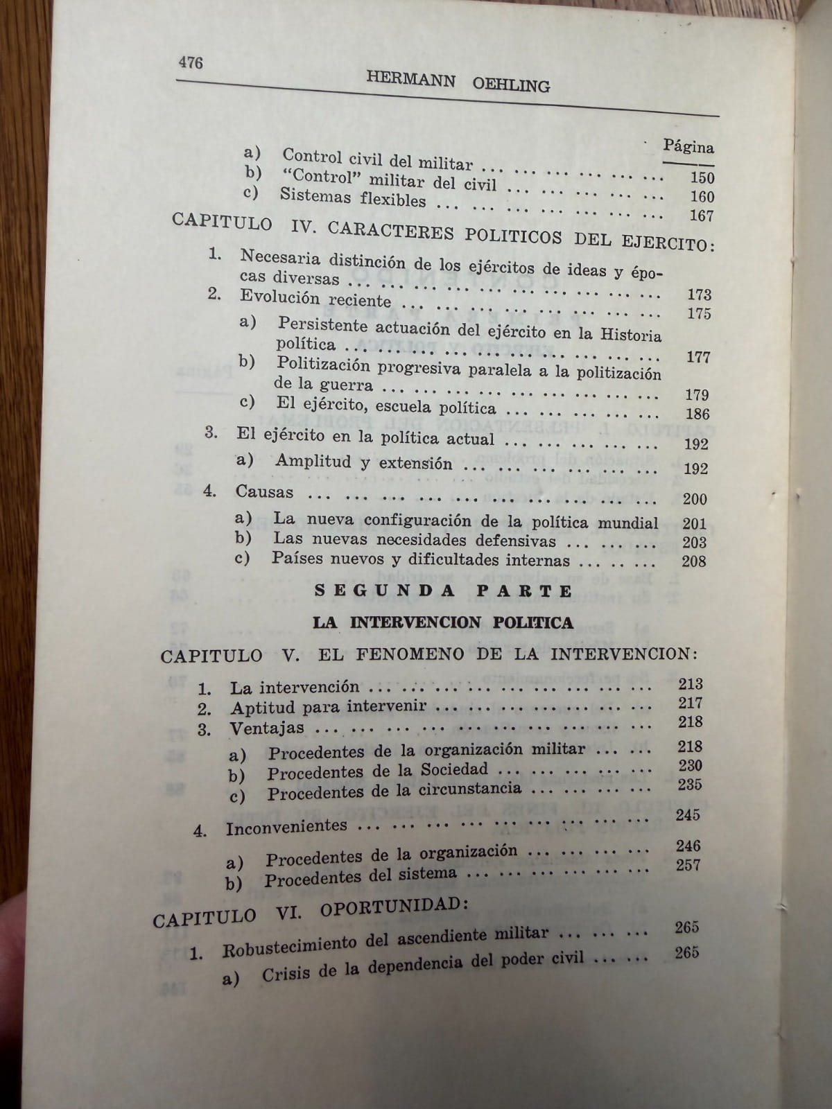 LA FUNCIÓN POLÍTICA DEL EJERCITO de Hermann Oehling - Imagen 3