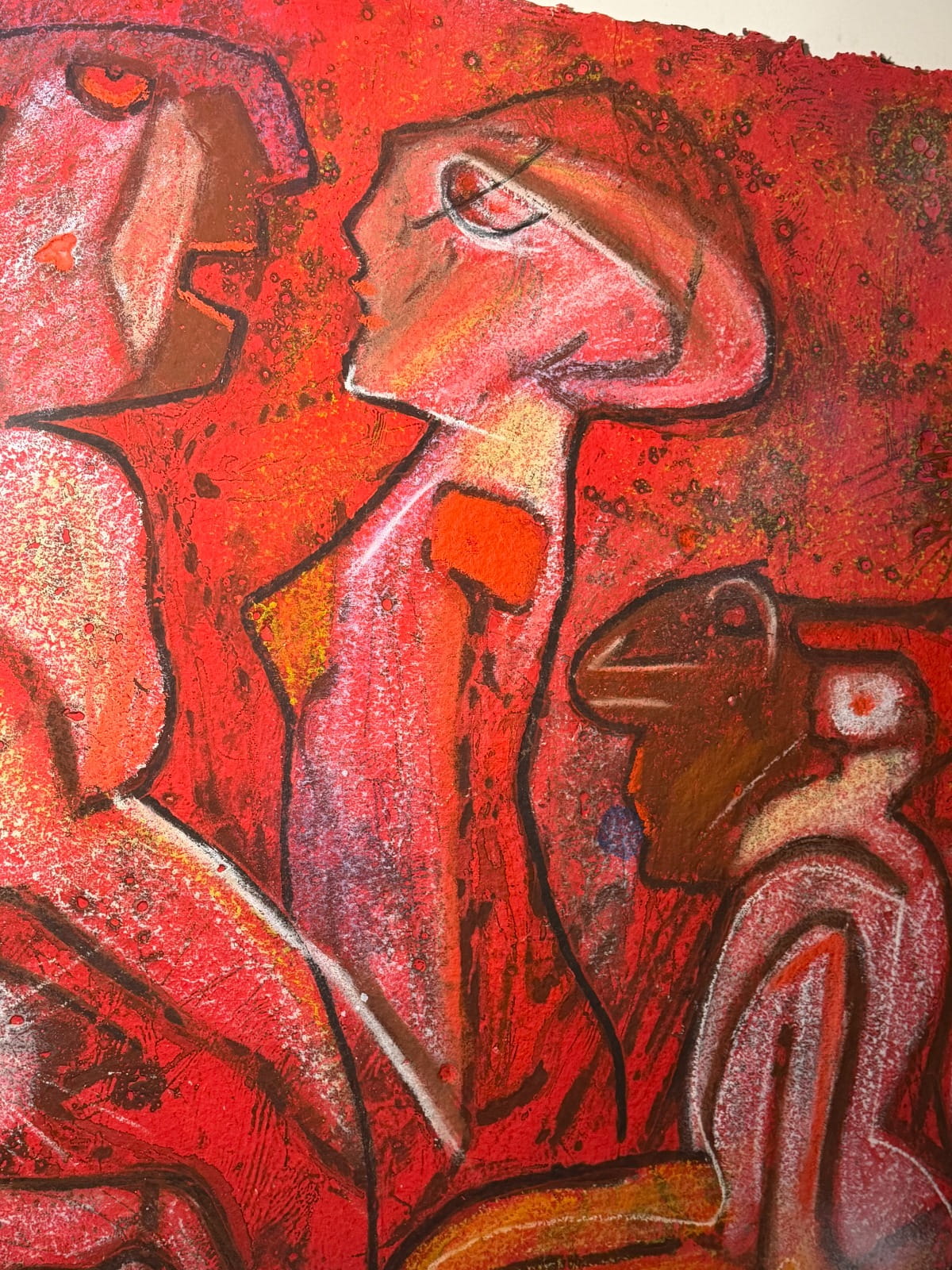 “PERSER' L' INVISIBLE" Serie Carborundum de Roberto Matta 1995 - Imagen 8