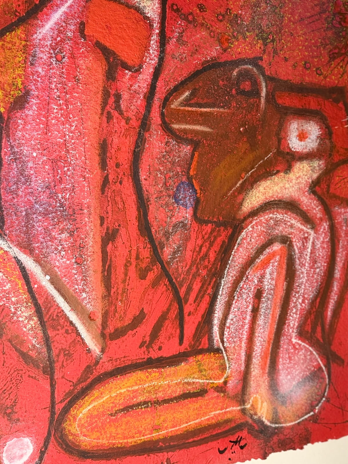 “PERSER' L' INVISIBLE" Serie Carborundum de Roberto Matta 1995 - Imagen 10
