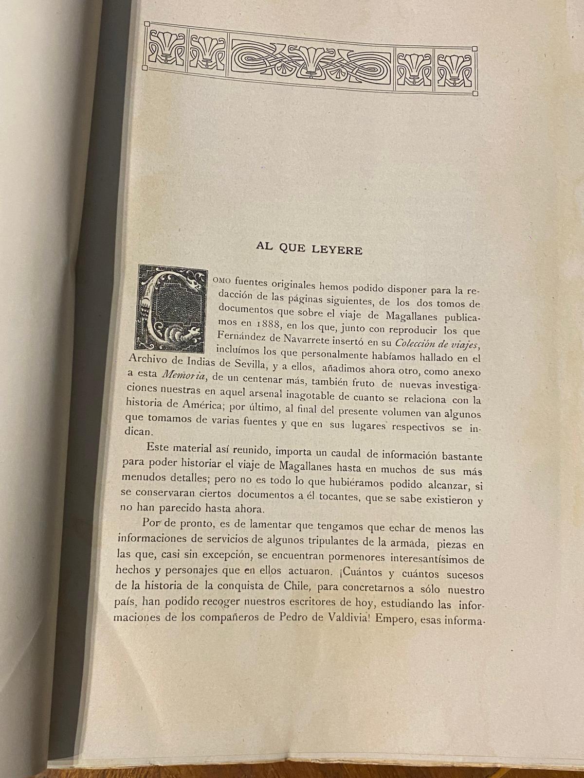 EL DESCUBRIMIENTO DEL OCÉANO PACÍFICO de José Toribio Medina 1920 (Edición en rústica) - Imagen 9