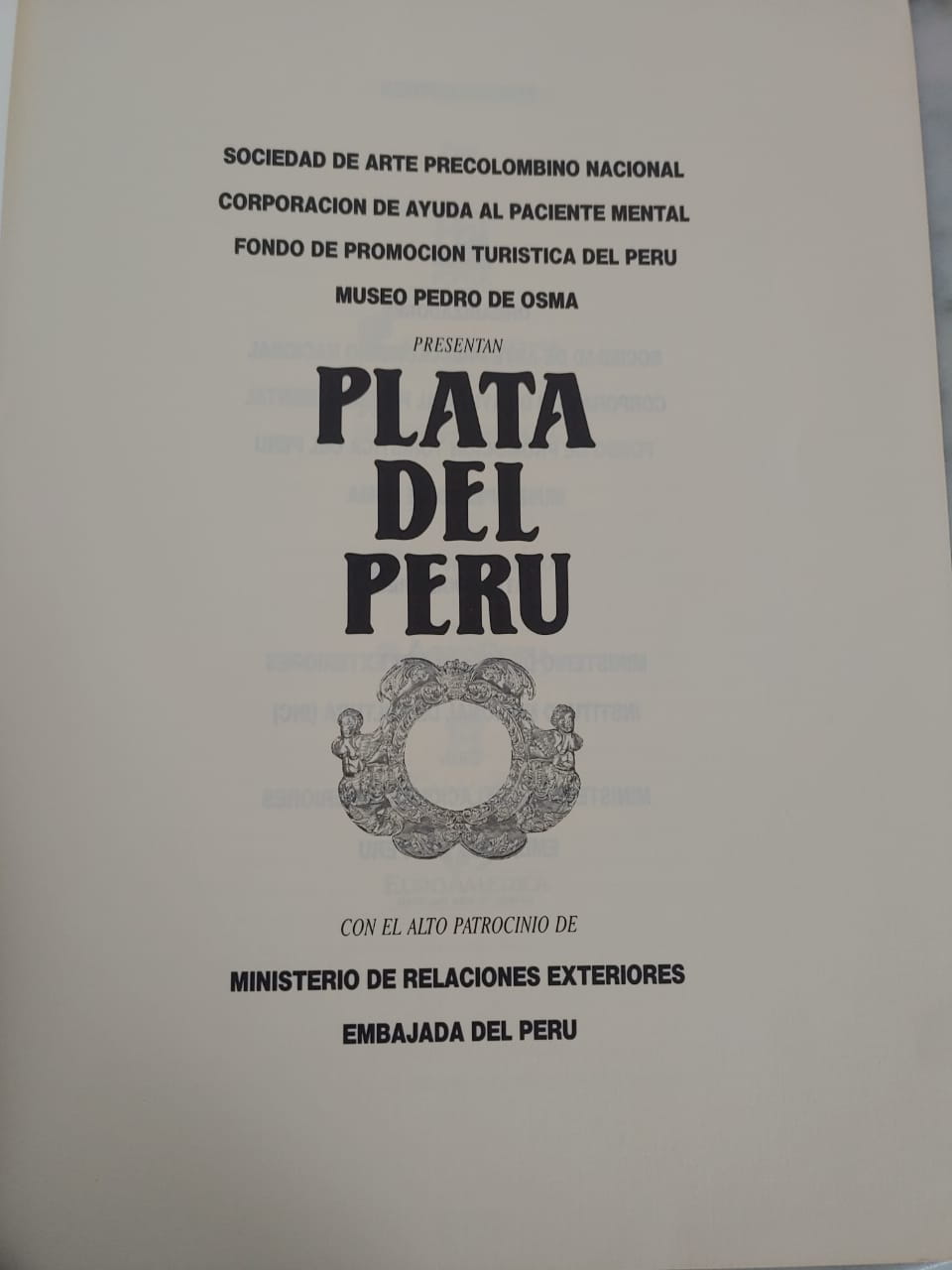 "PLATA DEL PERÚ"de Min. Relaciones Exteriores Chile-Peru, Inc. y Embajada de Perú - Imagen 3