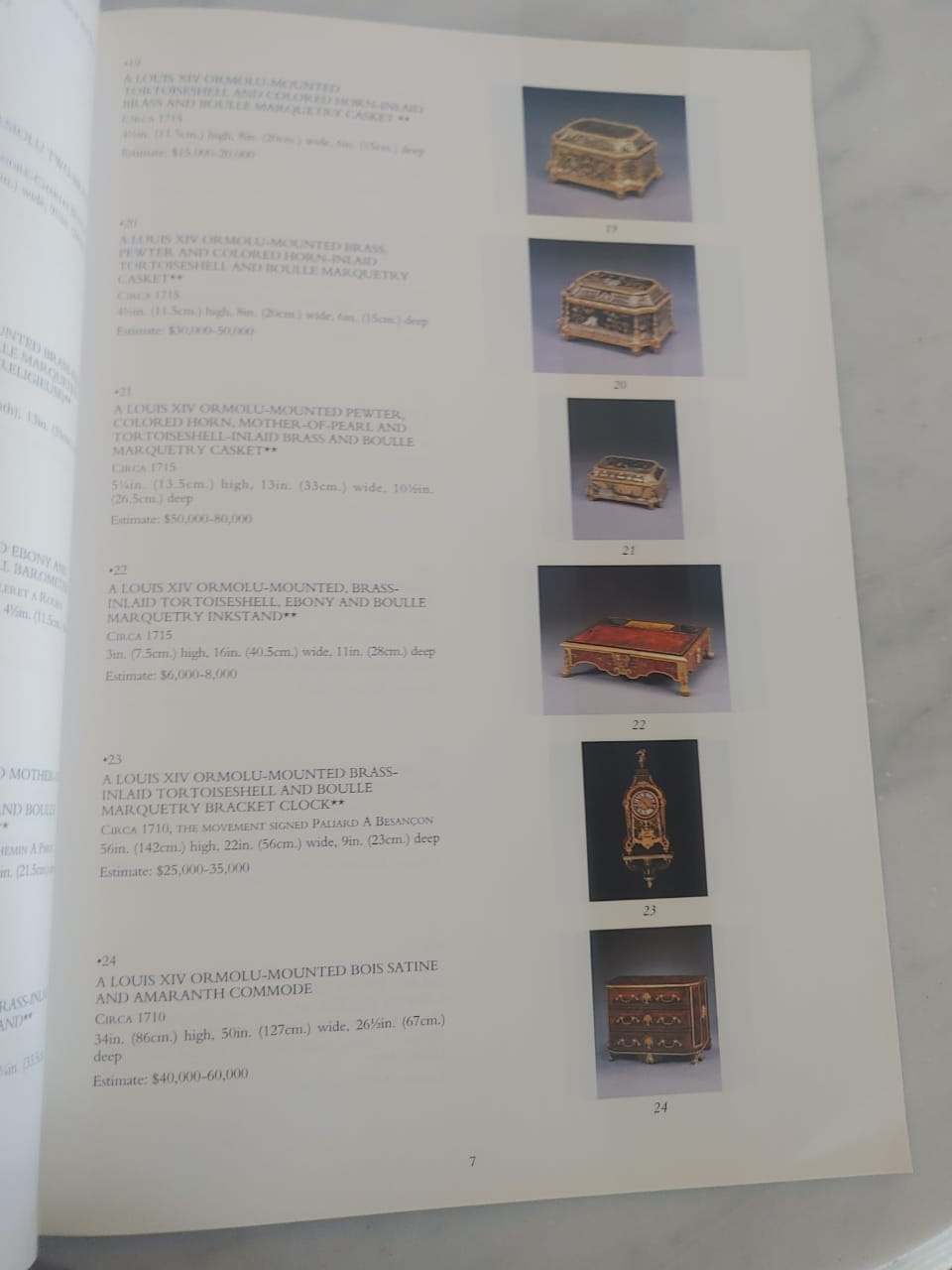 ARTS OF FRANCE. HAND LIST OF PROPERTY. NEW YORK TUESDAY, 21 OCTOBER 1997. CHRISTIE´S - Imagen 3