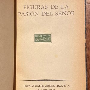 FIGURAS DE LA PASIÓN DEL SEÑOR de Gabriel Miró