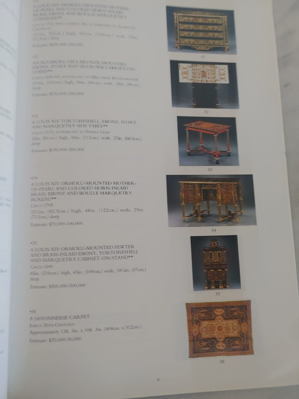 ARTS OF FRANCE. HAND LIST OF PROPERTY. NEW YORK TUESDAY, 21 OCTOBER 1997. CHRISTIE´S - Imagen 4