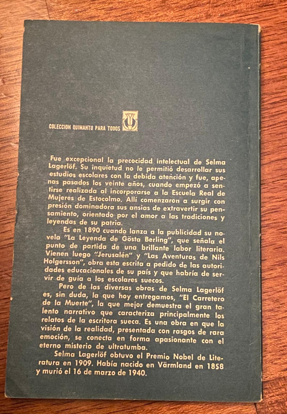 EL CARRETERO DE LA MUERTE de Selma Lagerlöf 1972 - Imagen 2