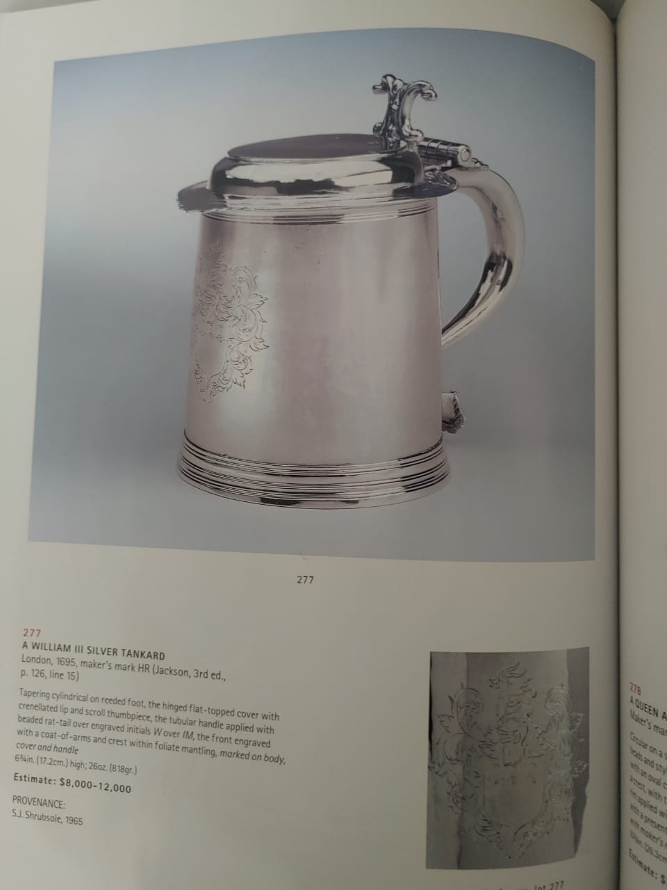 THE HAHN FAMILY COLLECTION OF ENGLISH SILVER CHRISTIE´S NEW YORK October 2000 - Imagen 8