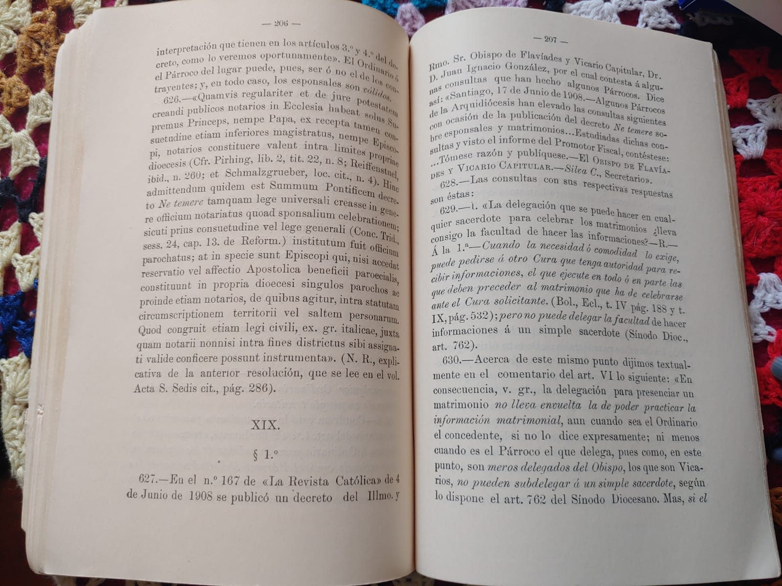 EL COMENTARIO CANÓNICO-MORAL DEL DECRETO “NE TEMERE” DE LA SAGRADA CONGREGACIÓN DEL CONCILIO DEL 2 DE AGOSTO DE 1907 ACERCA DE LOS ESPONSALES Y DEL MATRIMONIO por el PBO. Don Lisandro Ramírez Lastarria - Imagen 4