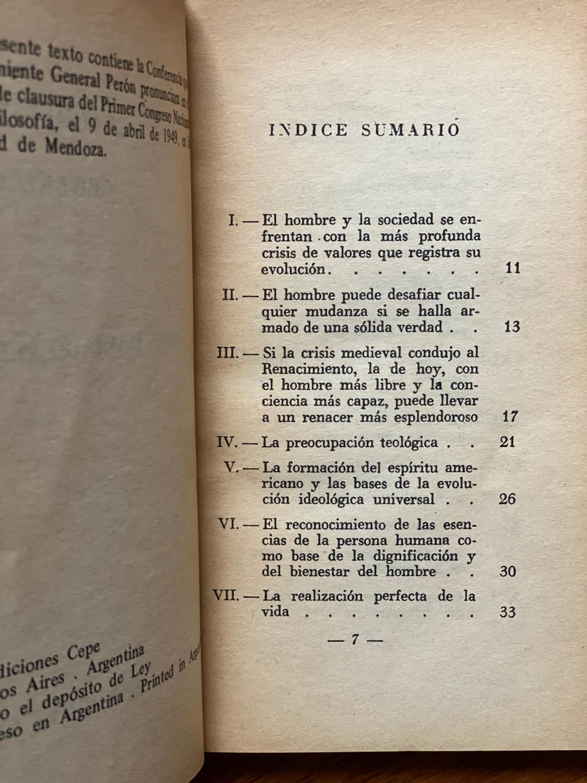 LA COMUNIDAD ORGANIZADA de Juan Domingo Perón 1973 - Imagen 4