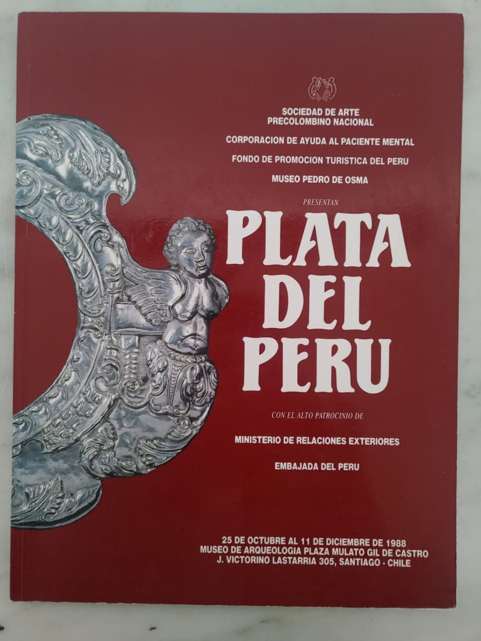 "PLATA DEL PERÚ"de Min. Relaciones Exteriores Chile-Peru, Inc. y Embajada de Perú