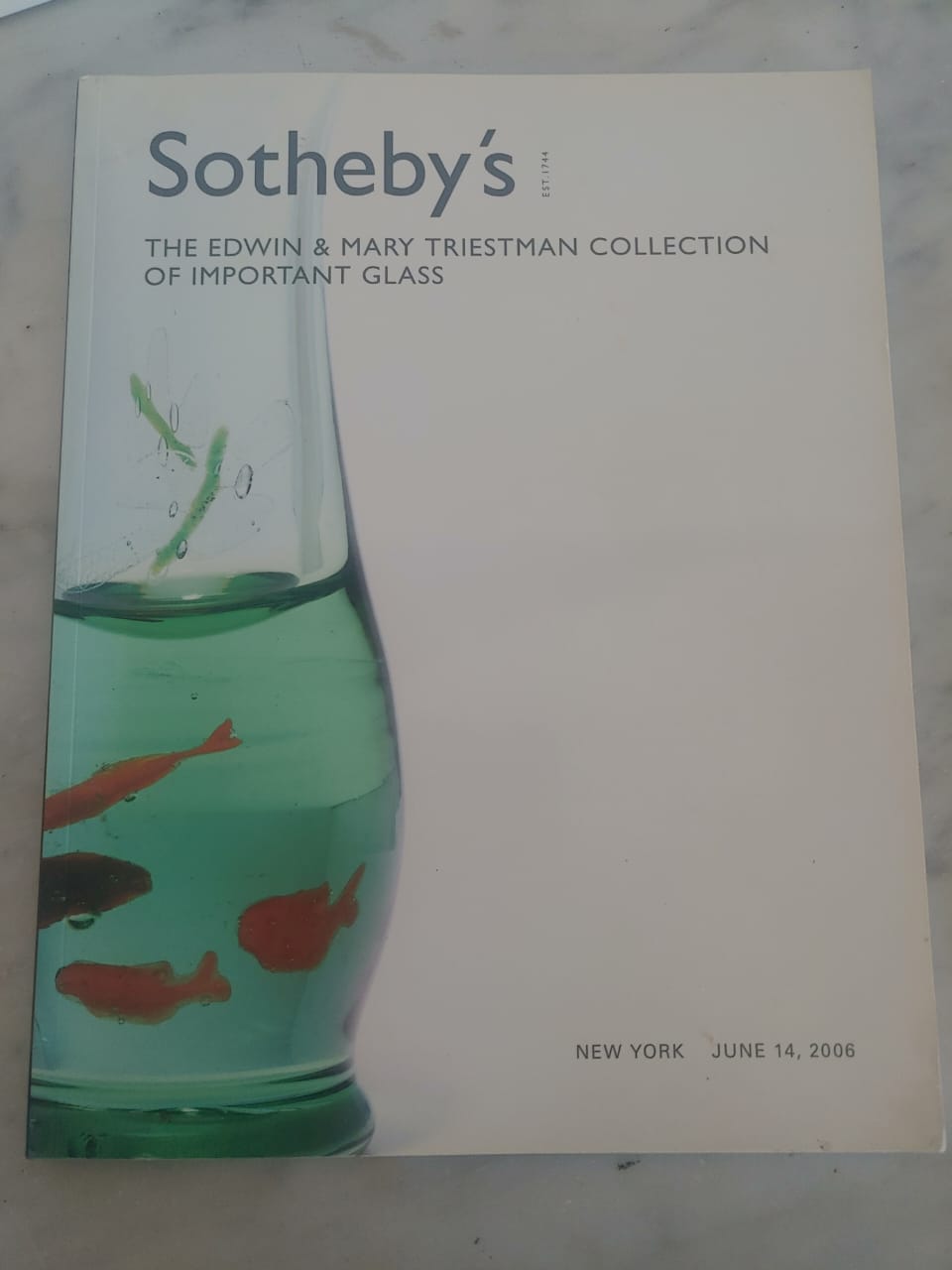 THE EDWIN AND MARY TRIESTMAN COLLECTION OF IMPORTANT GLASS DE SOTHEBY'S