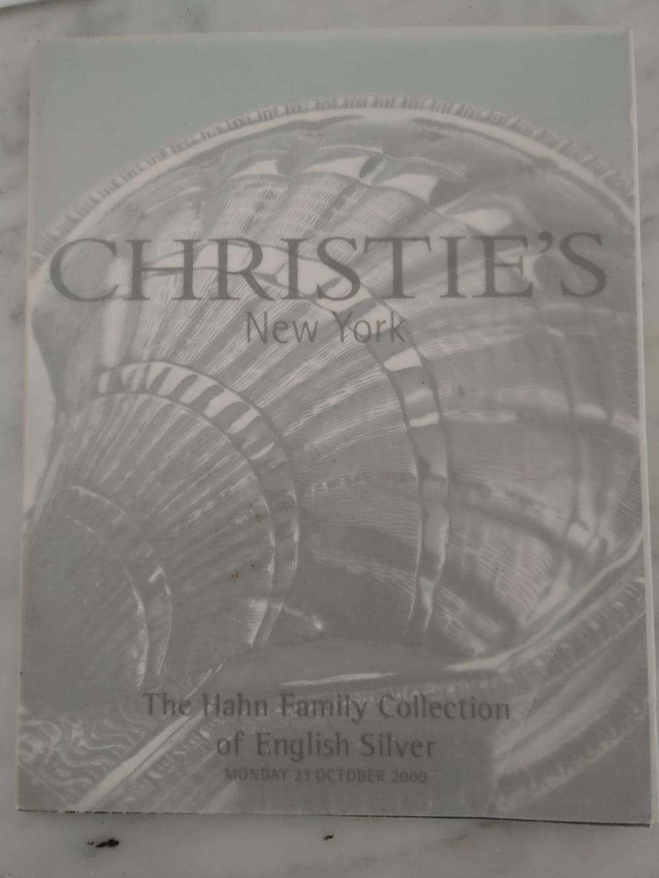 THE HAHN FAMILY COLLECTION OF ENGLISH SILVER CHRISTIE´S NEW YORK October 2000